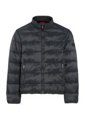 Men's navy blue transitional jacket KURMT-0389-69(Z25), product view from the front on a white background.