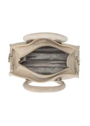 Cream suede women's handbag TORES-1295-0B(W26)