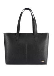 Black women's shopper handbag TOREC-1208-9I(W26), product view from the front on a white background.