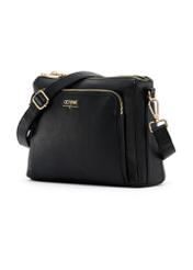 Black leather women's handbag TORES-1081D-99(W25)