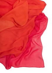 Red ombre women's scarf SZADT-0139-42(W23)-02