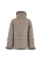 Kurtka puchowa damska z troczkami KURDT-0099-81(Z18)-03