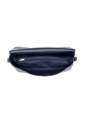 Navy blue women's handbag TOREC-1350-7E(Z26) - product view from above, on a white background.