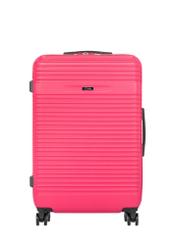 Large suitcase on wheels WALAB-0040-5E-28(W26), front view of the product on a white background.