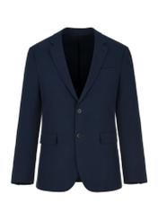 Men's navy blue single-breasted jacket MARMT-0014-69(W24)-08