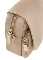 Beige leather women's messenger bag TORES-0958-81(Z24) pic. 10