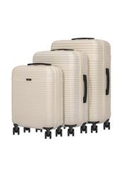 Set of 19'/24'/28' trolley suitcases WALAB-0040-0C(W26), diagonal view of the products on a white background.