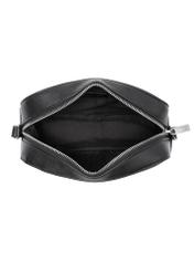 Black women's handbag with jet logo TOREC-0833-99(Z23)-05