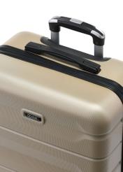 Medium suitcase on wheels WALAB-0067-0X-24(W26), view of the product handle on a white background.