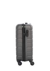 Small suitcase on wheels WALAB-0067-9B-19(W26), side view of the product on a white background.