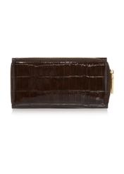 Large brown croco women's wallet POREC-0351-90(Z23)-02