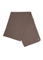 Beige women's cashmere scarf SZADT-0093-1B(Z26), front view of the folded product on a white background.