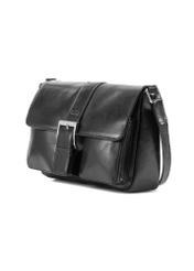Women's leather handbag with buckle TORES-1160-99(Z25), diagonal view of the product on a white background.