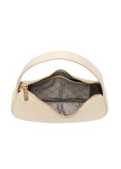 Light yellow leather handbag TORES-1288-2A(W26), product view inside on white background.