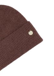 Brown women's hat CZADT-0206-1H(Z26), close-up of the product detail on a white background.