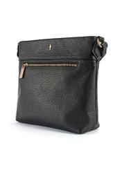 Black leather women's messenger bag TORES-1151-99(Z25)