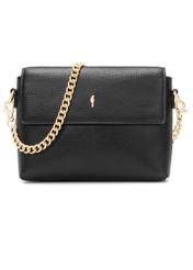 Small women's leather handbag TORES-1278-9I(W26), front product view on white background.