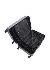 Set of 19''/24''/28'' trolley suitcases WALAB-0067-9B(W26), product view inside on white background.