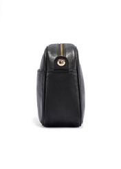 Black leather women's handbag TORES-0806E-99(Z25), side view of the product on a white background.