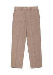 Men's cool beige trousers SPOMT-0131-1K(Z26), front view of the product on a white background.