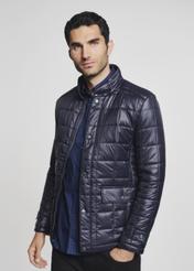 Men's quilted nylon fabric jacket KURMT-0212-99(Z21)-01