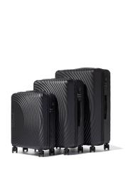 Set of wheeled suitcases (19"/24"/28") WALAB-0088-99(W26), angled product view on a white background.