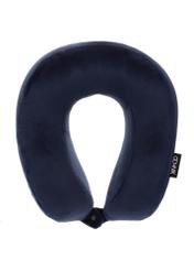 Navy blue soft headrest AW-014-0004-7D(W26), front product view on white background.