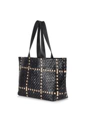 Women's leather shopper bag TORES-0920-99(W23)-03
