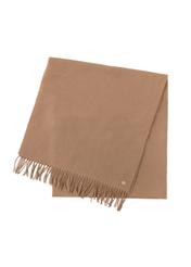 Wool beige women's scarf SZADT-0092-80(Z24)-03