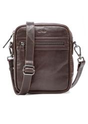 Brown men's bag TORMS-0461-1H(Z26), product view from the front on a white background.