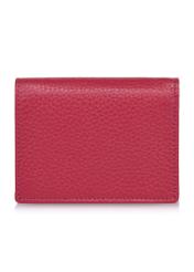 Pink leather women's wallet with RFID protection PORES-0807RFID-34(W24)-02