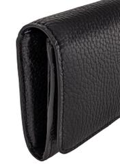 Large black leather wallet for women PORES-0893-99(Z23)-05