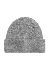 Women's gray cap CZADT-0201-9B(Z26), product view from the back on a white background.