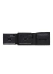 Men's leather wallet with embossing PORMS-0011A-99(W23)-05