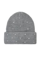 Gray women's wool hat CZADT-0207-91(Z25), front product view on white background.
