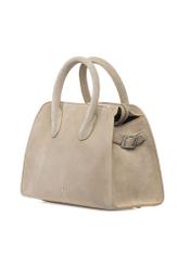 Cream suede women's handbag TORES-1295-0B(W26)