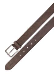 Men's brown suede belt PASMS-0275-1I(W26)