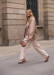 Small camel leather handbag TORES-0466E-1D(W26)