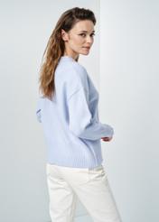 Blue women's sweater SWEDT-0202-62(W24)-02