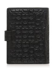 Men's leather wallet with embossing PORMS-0602-98(Z23)-02