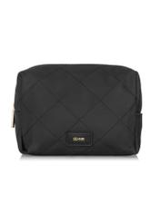 Black women's cosmetic bag TOREN-0267A-99(Z25) - front view of the product on a white background.