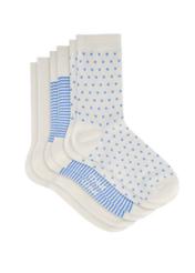 Set of women's long socks ZESDT-0043-0P(W26) - product view from above, on a white background.