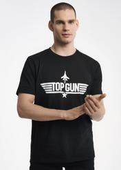 Black TOP GUN men's T-shirt TSHMT-0084-99(Z23)-01