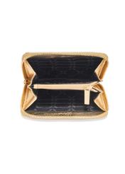 Medium women's leather wallet in gold color PORES-0961-28(W25)