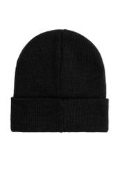 Black men's winter hat with OCHNIK CZAMT-0064A-99(Z25) logo, product view from the back on a white background.