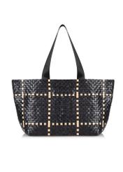 Women's leather shopper bag TORES-0920-99(W23)-04