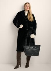Women's shopper bag in black TOREC-1340-99(Z26)