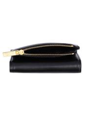 Black medium women's wallet POREC-0448-99(Z26), product view inside on white background.