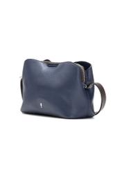 Small women's handbag in navy blue TOREC-0768C-69(Z25), diagonal view of the product on a white background.