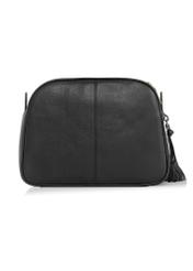 Leather black women's shoulder bag TORES-0806D-99(W25)-03